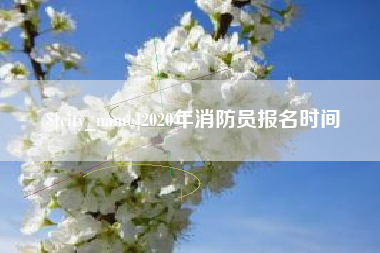 岳阳2020年消防员报名时间
