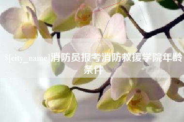 岳阳消防员报考消防救援学院年龄条件