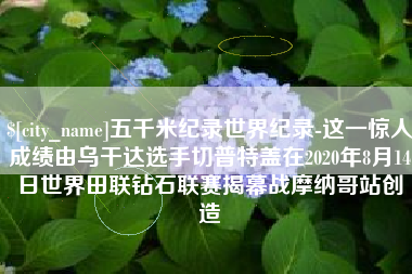 岳阳五千米纪录世界纪录-这一惊人成绩由乌干达选手切普特盖在2020年8月14日世界田联钻石联赛揭幕战摩纳哥站创造