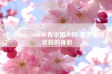 岳阳5000米有中国人吗-都有中国人坚毅的身影