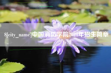 岳阳中国消防学院2024年招生简章