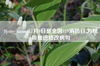 岳阳11月9日是全国119消防日,为积极推进修改病句