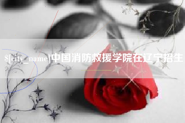 岳阳中国消防救援学院在辽宁招生