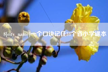 岳阳一个口诀记住34个省小学课本