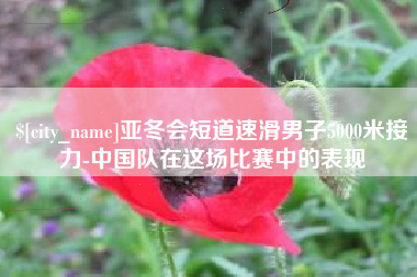 岳阳亚冬会短道速滑男子5000米接力-中国队在这场比赛中的表现