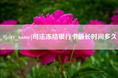 岳阳司法冻结银行卡最长时间多久