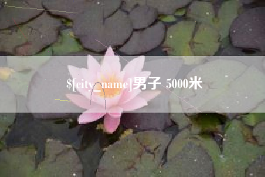 岳阳男子 5000米