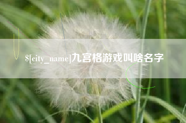 岳阳九宫格游戏叫啥名字
