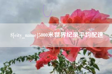 岳阳5000米世界纪录平均配速