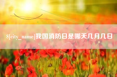 岳阳我国消防日是哪天几月几日