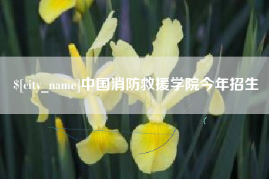 岳阳中国消防救援学院今年招生