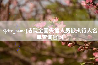 岳阳法院全国失信人员被执行人名单查询官网