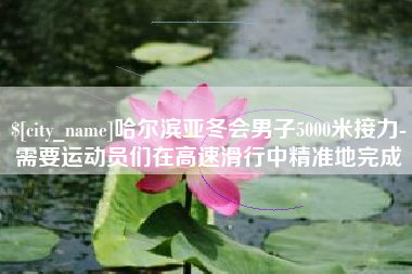 岳阳哈尔滨亚冬会男子5000米接力-需要运动员们在高速滑行中精准地完成