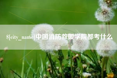 岳阳中国消防救援学院都考什么