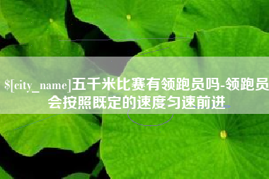 岳阳五千米比赛有领跑员吗-领跑员会按照既定的速度匀速前进
