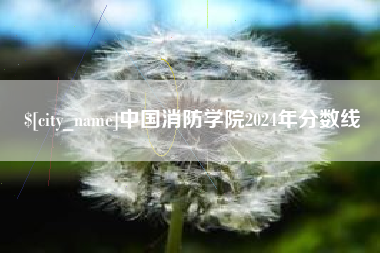 岳阳中国消防学院2024年分数线