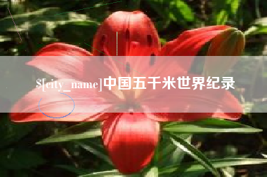 岳阳中国五千米世界纪录