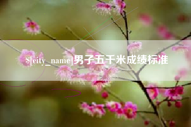 岳阳男子五千米成绩标准