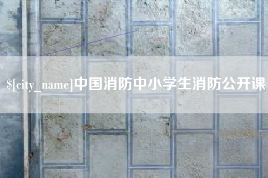 岳阳中国消防中小学生消防公开课