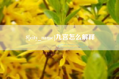 岳阳九宫怎么解释